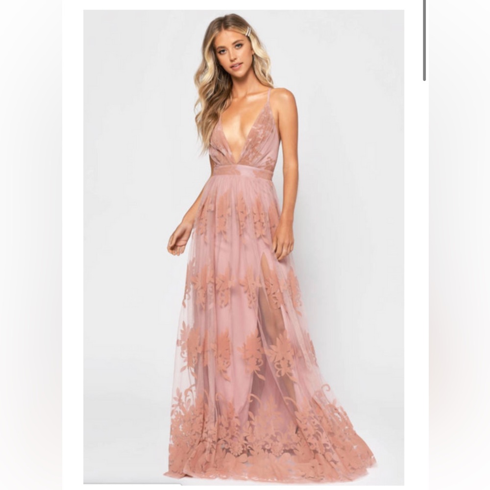 Dusty Rose Maxi dress